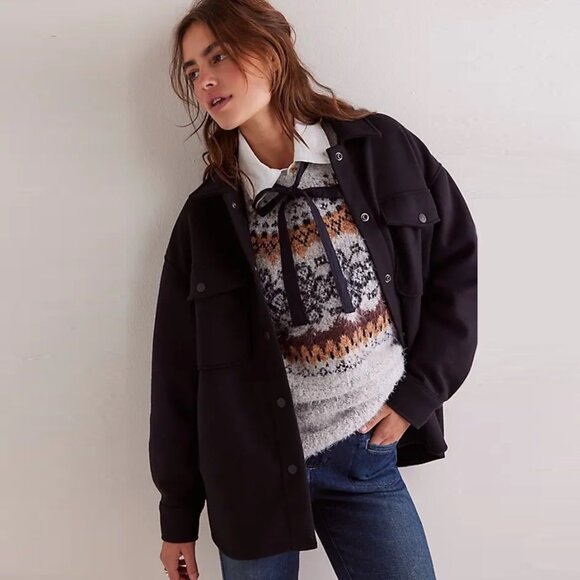 Free People Jackets & Blazers - Free People Lola Shirt Jacket NWOT